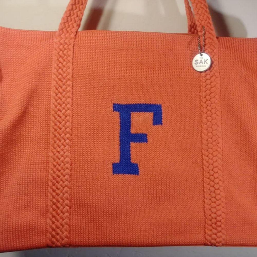 The SAK  Passion Orange Women's Knitted Handbag